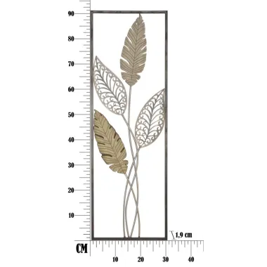 Panel Żelazny z Drewnem Liście -A- 30,5 1,90 91 cm